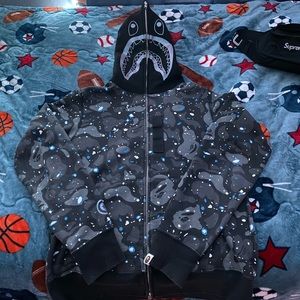 Bape Space Full Zip Shark Hoodie